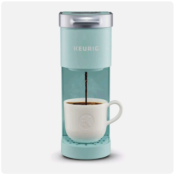 Keurig K-mini in oasis New in Box sealed unused Teal blue